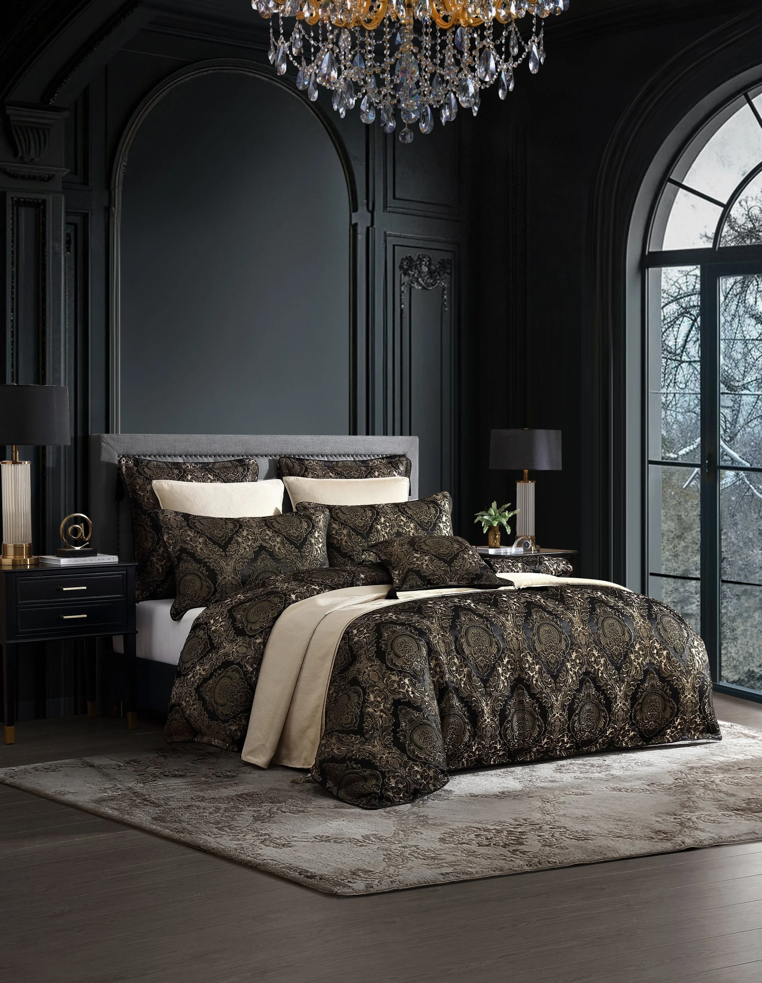 Davinci Chamonix Silver Quilt Cover Set — Davinci